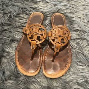 Tory Burch Miller Sandals Vintage Vachetta